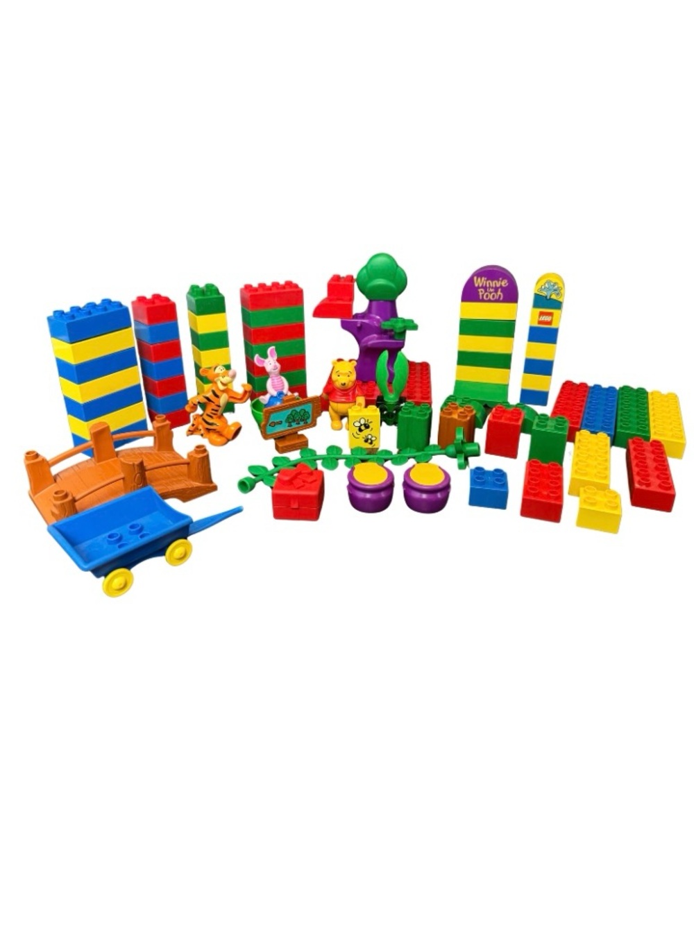 LEGO Duplo Winnie the Pooh Piglet Hundred Acre Wood Vintage Toy Mixed Lot